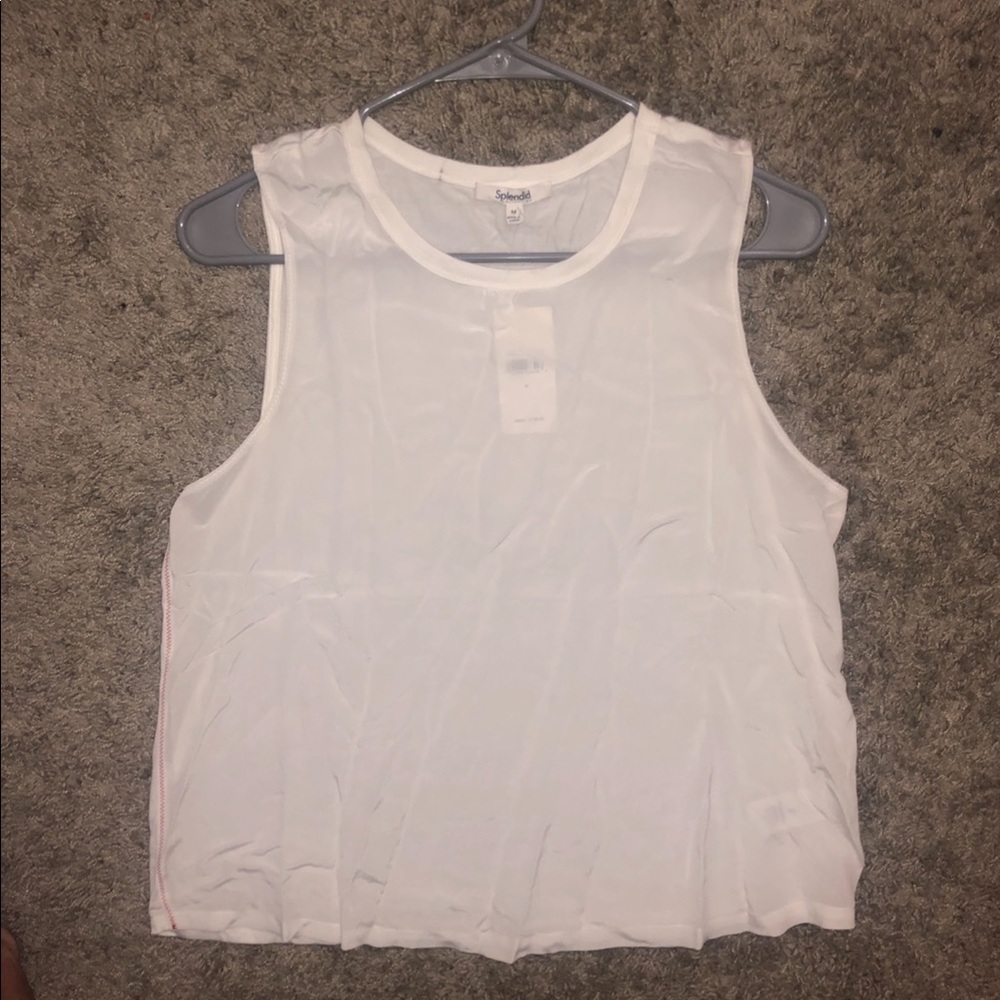 NWT LTD ED FALL 2019 SPLENDID SILK TANK M 60% OFF